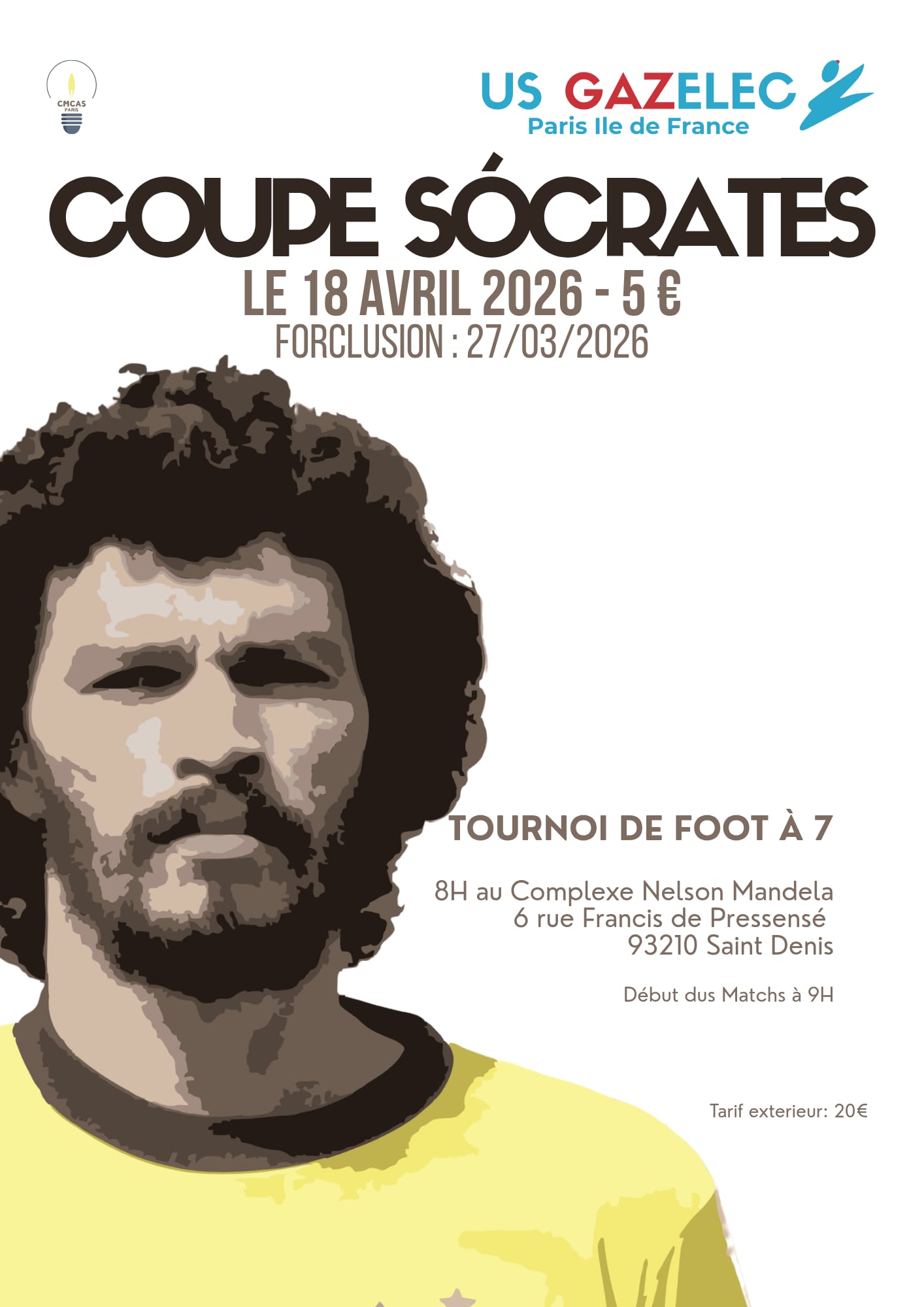 Affiche officielle Coupe SOCRATES 2026